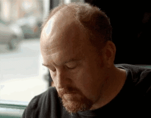 Frustrated Louis Ck GIF