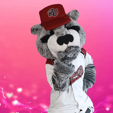 Baseball Kiss GIF by Sacramento River Cats