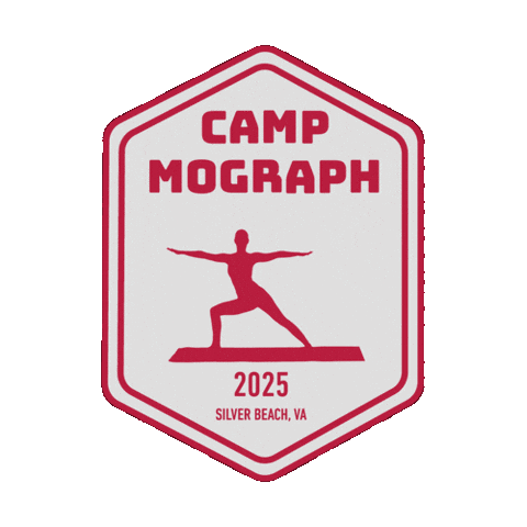 Camp Sticker by Mograph