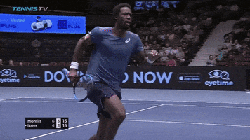excited gael monfils GIF by Tennis TV