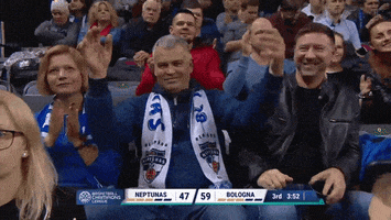 happy clap GIF by Basketball Champions League