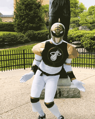 Power Rangers Dancing GIF by Miami HEAT - Find & Share on GIPHY