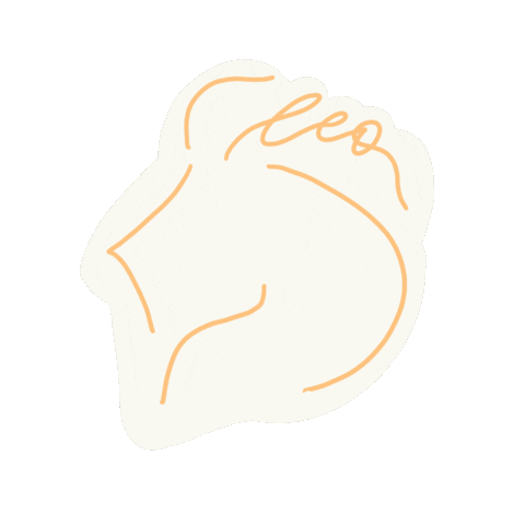 Sign Leo Sticker by Miami Writes Co