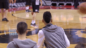 Getting Ready Catching Fire GIF by NBA