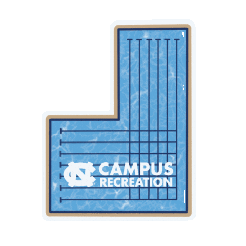 Swimming Pool Sticker by UNC Campus Recreation