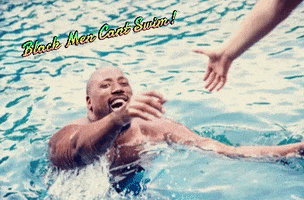 Black Men Cant Swim GIF