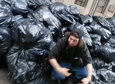 Kyle Mooney Trash GIF by Saturday Night Live