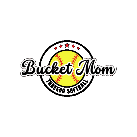 Bucketmom Sticker by Three60 Softball
