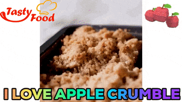 crumble apply GIF by Gifs Lab