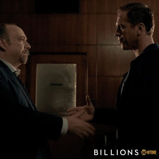 season 4 handshake GIF by Billions
