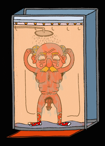 Man Shower GIF