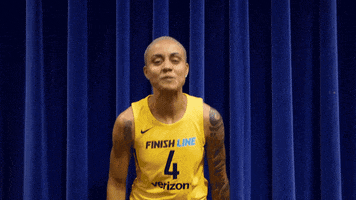 candice dupree laughing GIF by Indiana Fever