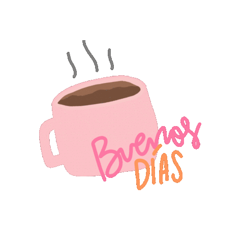 Cafe Cup Sticker