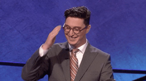Slick Constestants GIF by Jeopardy! - Find & Share on GIPHY