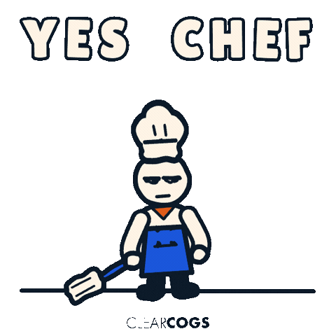 Yes Chef Copy That Sticker by ClearCOGS