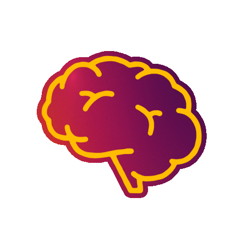Brain Brainstorm Sticker by BearJam