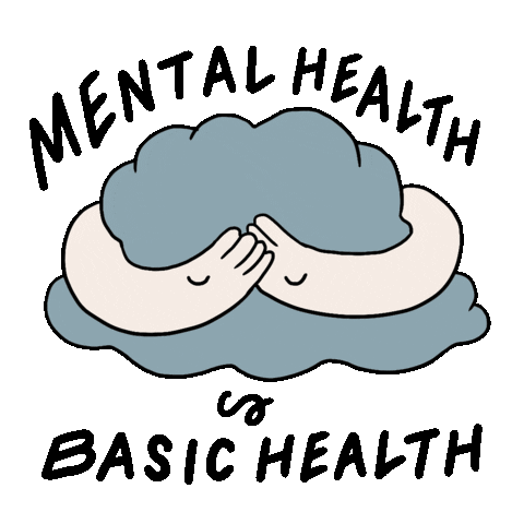 Mentalhealth Mentalhealthawareness Sticker by The Good Type Co for iOS ...