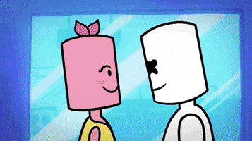 in love kiss GIF by Marshmello