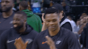 rock with it russell westbrook GIF by NBA