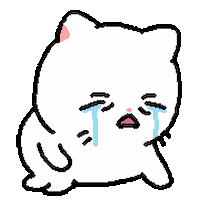 Sad Cat Sticker by Olso