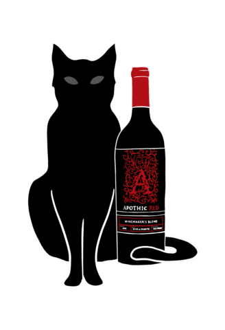 Red Wine Drinking Sticker by Apothic Wine