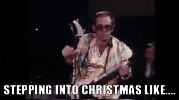 Merry Christmas Meme GIF by Elton John