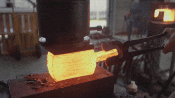 weapons forging GIF by HISTORY UK
