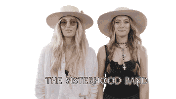 Sisters Falling Sticker by The Sisterhood Band