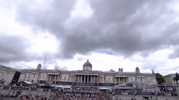 west end live trafalgar square GIF by Official London Theatre