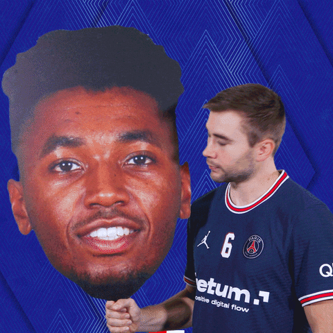 Scratching Benoit Kounkoud GIF by Paris Saint-Germain Handball