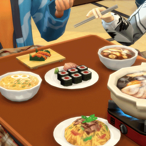 Eat Hot Pot GIF by The Sims