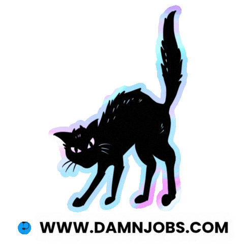 Halloween Sticker Sticker by Damnjobs