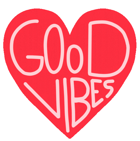 Good Vibes Love Sticker