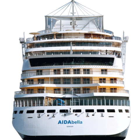 Cruise Ship Bella Sticker by AIDA_Cruises