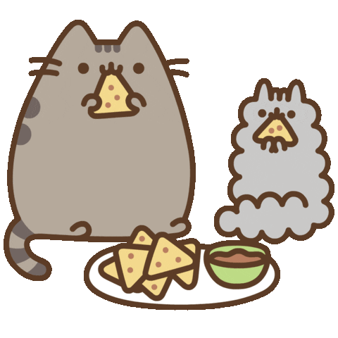 Fast Food Cat Sticker by Pusheen for iOS & Android | GIPHY