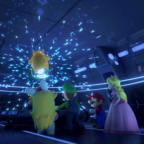 Galaxy Peach GIF by Mario + Rabbids