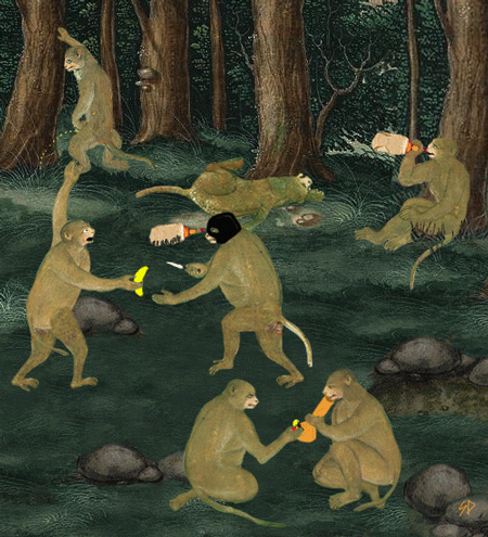 art monkeys GIF by Scorpion Dagger