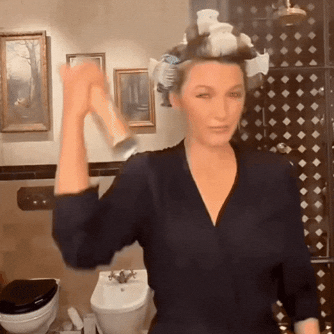 Happy New Year Hair Flip GIF by Blake Lively Fan