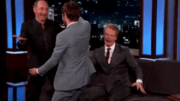 kellylawler hug game of thrones ramsay kimmel GIF