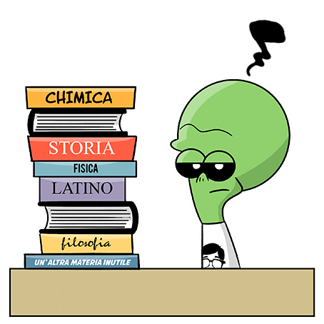 Test School Sticker by Sei Allo Scientifico