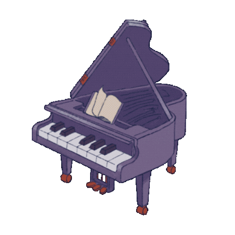 Piano Sticker