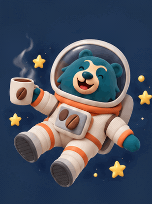 Coffee Time Space GIF by Sr Zur