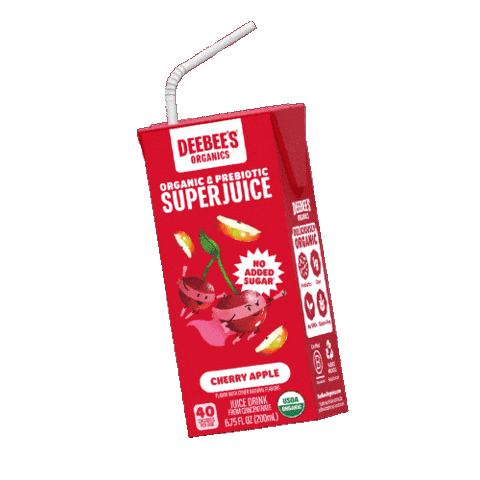 Juice Box Superjuice Sticker by DeeBee's Organics