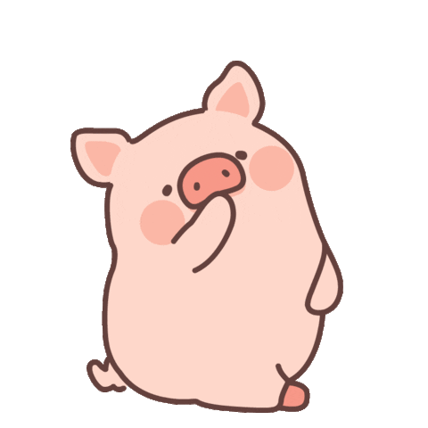 Piggy Sticker