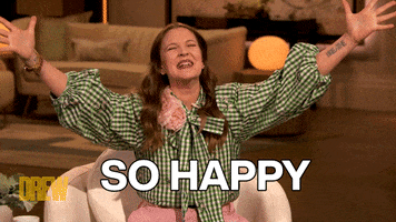 Happy Yas GIF by The Drew Barrymore Show