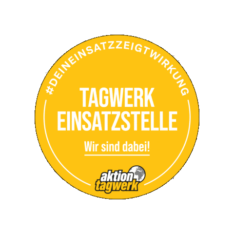 Sticker by Aktion Tagwerk