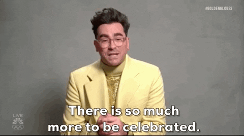 Celebrate Dan Levy GIF by Golden Globes - Find & Share on GIPHY