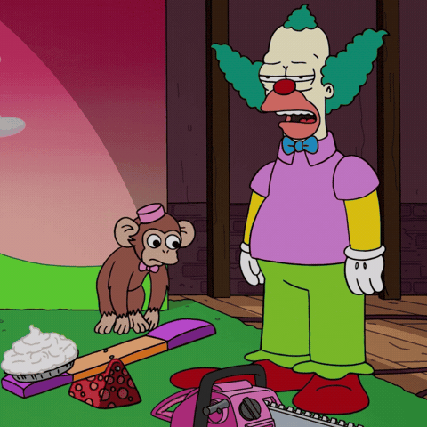 Shocked Pie Face GIF by The Simpsons