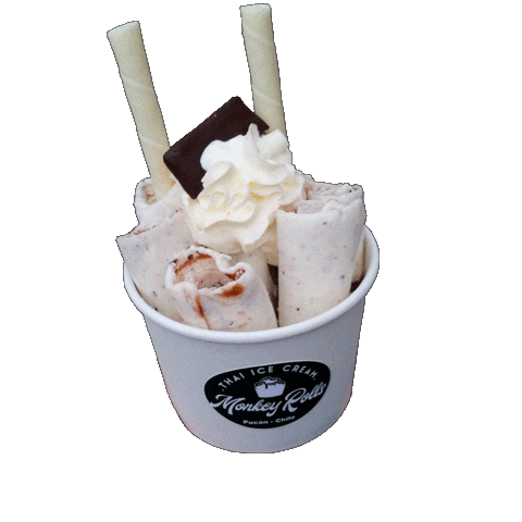 Chocolate Ice Sticker by Monkey Rolls