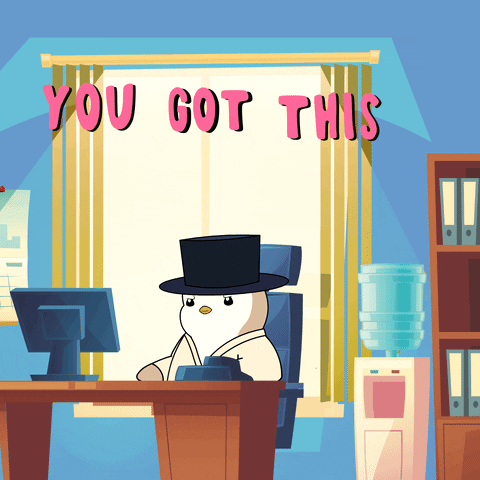 You Got This Happy Feet GIF by Pudgy Penguins